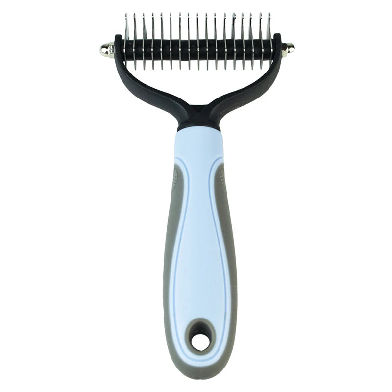 Pet Grooming Kit - Deshedding Brush, Nail Clippers & Comb