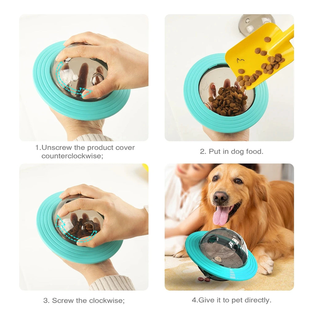 Interactive Treat Dispenser Toy for Dogs & Cats