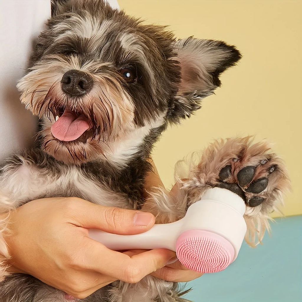 Silicone Paw Cleaner & Massage Brush for Pets