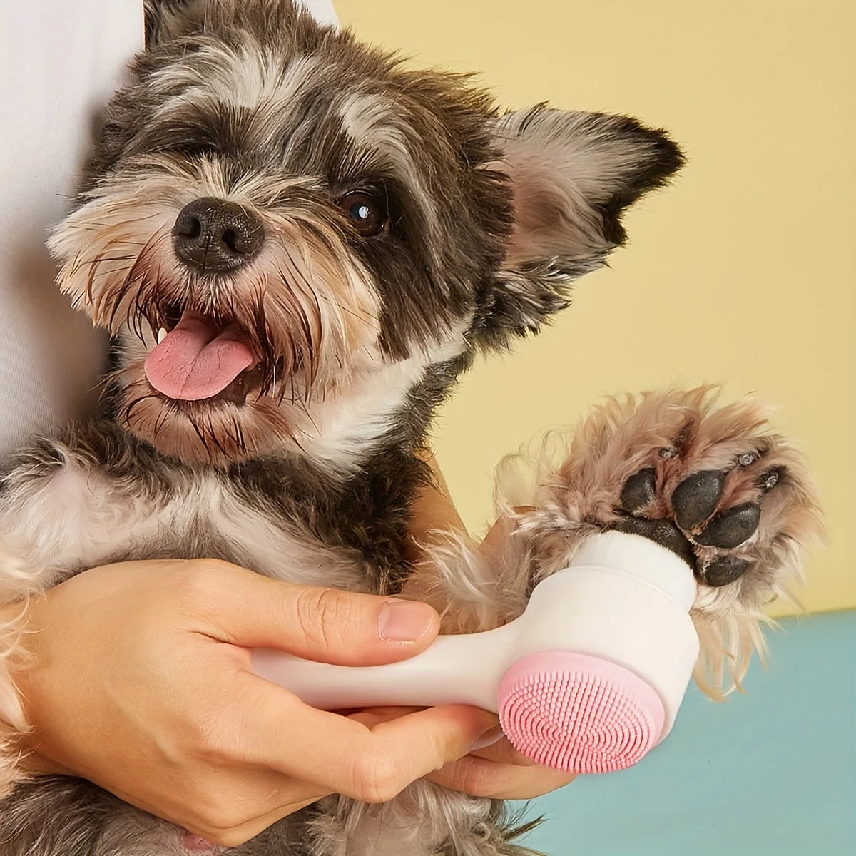 Silicone Paw Cleaner & Massage Brush for Pets