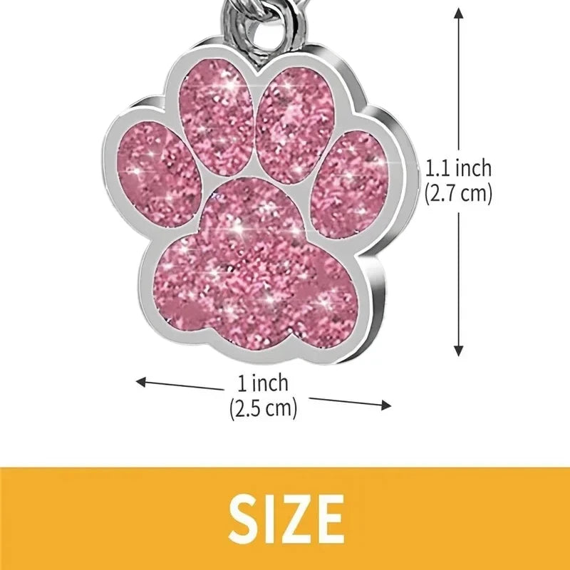 Personalized Pet ID Tag - Engraved Name & Contact